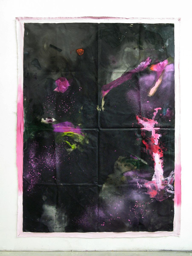 Caterina Silva_2,5 Kg (Giulio), acrylic, oil and spray paint on canvas, 150x210cm